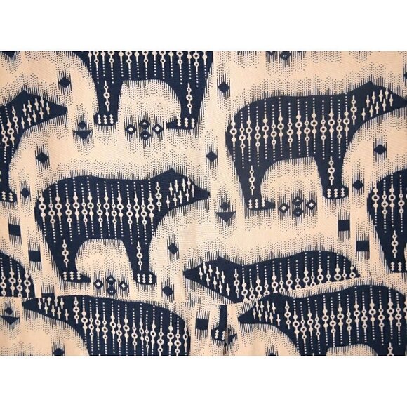 NEW Maeve Bear Print Tunic Dress Beige Black 0 - Picture 3 of 7